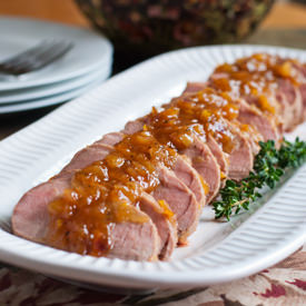 Sweet Sour Glazed Pork Tenderloin