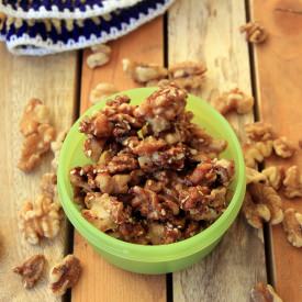 Honey Sesame Walnuts