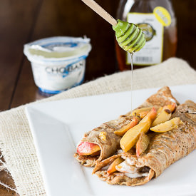 Honey & Peach Gluten-Free Crêpes