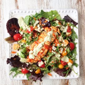 Skinny Buffalo Chicken Salad