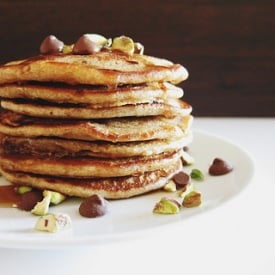 Chocolate Chip Espresso Pancakes