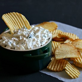 Sour Cream and Onion Dip with Feta