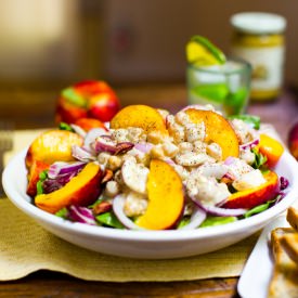 Chickpea Peach Farm Salad