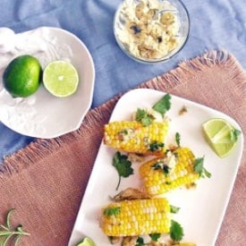 Grilled Corn with Herb Butter
