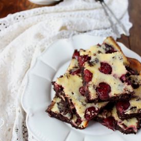 Cherry Cheesecake Brownies