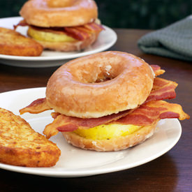 Donut Breakfast Sandwich