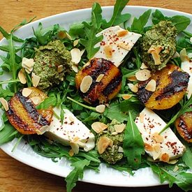 Grilled Peach Salad