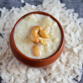 Parched Rice Milk Pudding