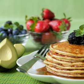 Avocado Buttermilk Pancakes