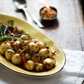 Stir-Fried Spicey Hakurei Turnips