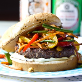 Szechuan Beef Burgers