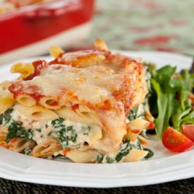 Spinach and Ricotta Lazy Lasagna