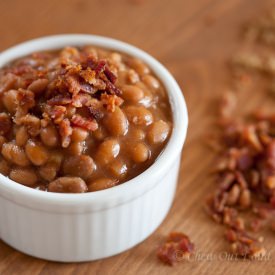 Brown Sugar Baked Beans with Bacon