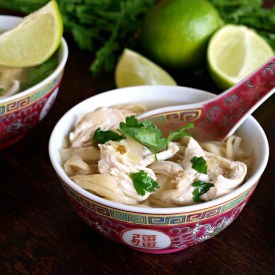 Chicken Noodle Soup Gone Asian