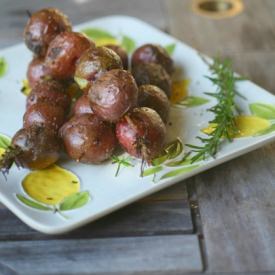 Grilled Potato Rosemary Kebabs