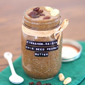 Healthy Cinnamon Raisin PB