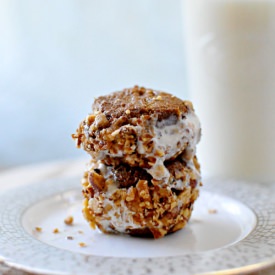 Mini Ice Cream Ginger Snapwiches