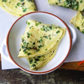 Gluten-Free Chinese Chives Pancakes