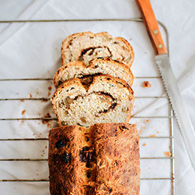 Cinnamon Raisin Walnut Bread