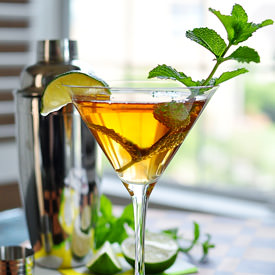 Mint & Lime Sweet Tea Martini