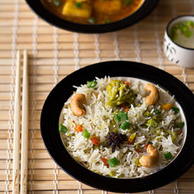 Veg Pulao or Veg Pilaf