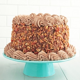 Bacon Chocolate Mocha Ice Cream Cake