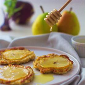 Kohlrabi and Pears Pancakes