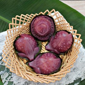 Purple Sweet Potato Ang Ku Kueh