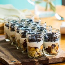 Blueberry Muffin Yogurt Parfaits