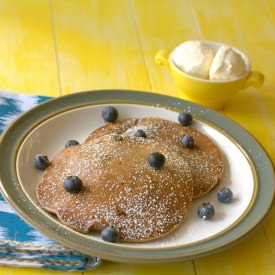 Blueberry Buckwheat Pancakes