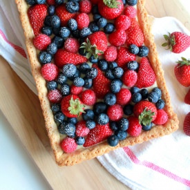 Fresh Berry Tart w Pastry Cream