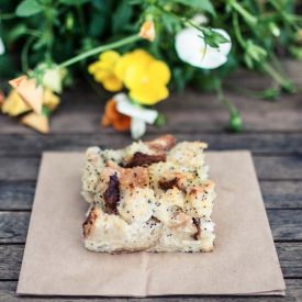 Lemon Poppyseed Bread Pudding