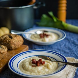 Cauliflower, Leek & Chorizo Soup