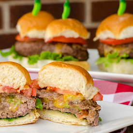 Jalapeño Cheddar Popper Sliders