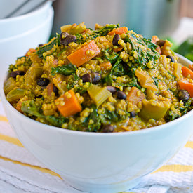 Curried Vegetable Stew with Quinoa