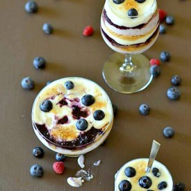 Blueberry Pie Yogurt Parfaits