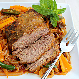 Curried Beef Pot Roast-Slow Cooker