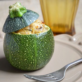 Stuffed Round Zucchini