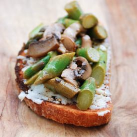 Asparagus Mushroom Sandwich