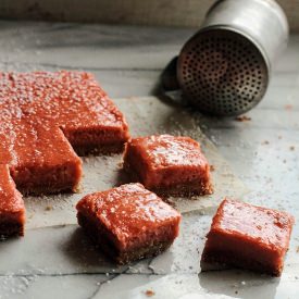 Rhubarb Ginger Bars