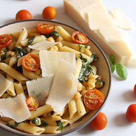 Deconstructed Pesto Pasta
