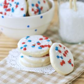 Red White and Blue Cookies