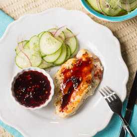 Raspberry-Chipotle Chicken