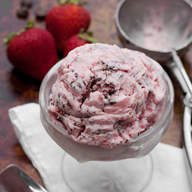 Chocolate Strawberry Ice Cream