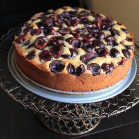 Cherry Poppy Seed Cake