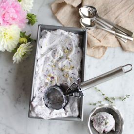 Blueberry, Lemon & Thyme Ice Cream
