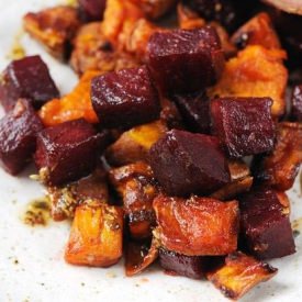 Roast Beetroot & Sweet Potato