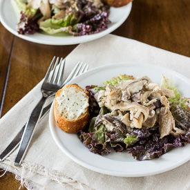 Warm Mushroom Salad