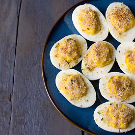 Horseradish Deviled Eggs