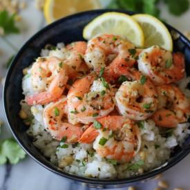Lemon Shrimp with Garlic and Herbs